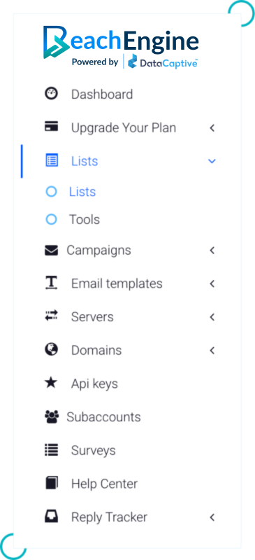 create list in reachengine
